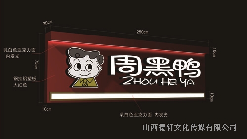 三面發光字制作